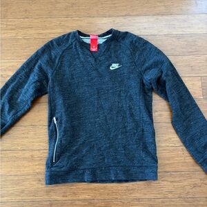 Nike Men's Charcoal Crewneck Sweater